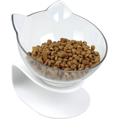 Groofoo - Tilted Raised Posture Cat Food Bowl Neck Protection Anti Vomiting 15 Degree Elevated Slanted Stand Pet Bowls for Cats and Small Dogs Groofoo - Tilted Raised Posture Cat Food Bowl Neck Protection Anti Vomiting 15 Degree Elevated Slanted Stand Pet Bowls for Cats and Small Dogs