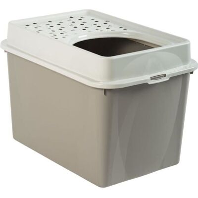 ROTHO Toilet house TOP 50l - Cappuccino (Recycled PP) - 57.2 x 39.3 x 40.4 cm ROTHO Toilet house TOP 50l - Cappuccino (Recycled PP) - 57.2 x 39.3 x 40.4 cm
