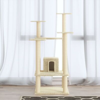 vidaXL Nova Cat Tree with Sisal Posts - Cat Tower 110cm vidaXL Nova Cat Tree with Sisal Posts - Cat Tower 110cm