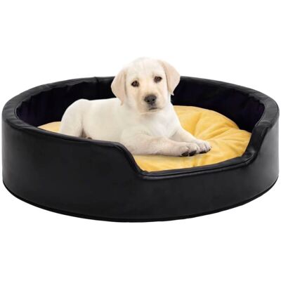 vidaXL Dog Bed Plush and Faux Leather - Pet Mattress & Sofa vidaXL Dog Bed Plush and Faux Leather - Pet Mattress & Sofa