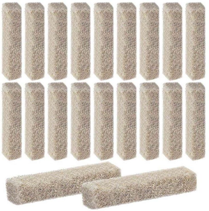 Tlily - 20 Pcs Ammonia Reducer Filter Pads for Aqueon, Aquarium Filter Sponge Pads,Fish Tank Filter Pads for QuietFlow led pro