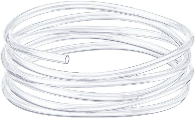 BEIJIYI 2m Aquarium Hose, Standard 4/6mm Air Pump Hose, Pure PVC Flexible Pipe for Aquarium, Garden, Terrarium, Pond