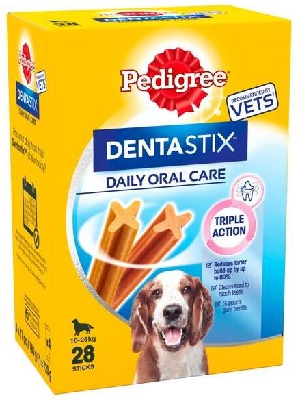 Pedigree - DentaStix Daily Dental Chews Medium Dog 28 Sticks PK4 - 265850