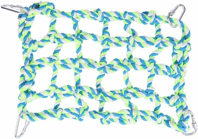 AlwaysHSmall Animal Activity, Toy, Rat and Ferret, Climbing, Rope, Net, Pet, Bed, Hamster, Parrot