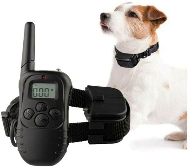 YMYNY Anti-Bark Collar for Dogs - (Battery Not Included), Waterproof Rechargeable Dog Training Collar with Buzzer, Vibration, Shock, 300m Electric Collar