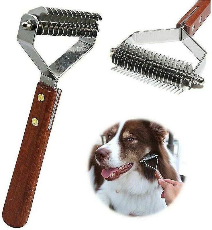 Dewdat - Coat King Rake 14-blade Rake Pet Undercoat Rake,professional Pet Dematting Comb