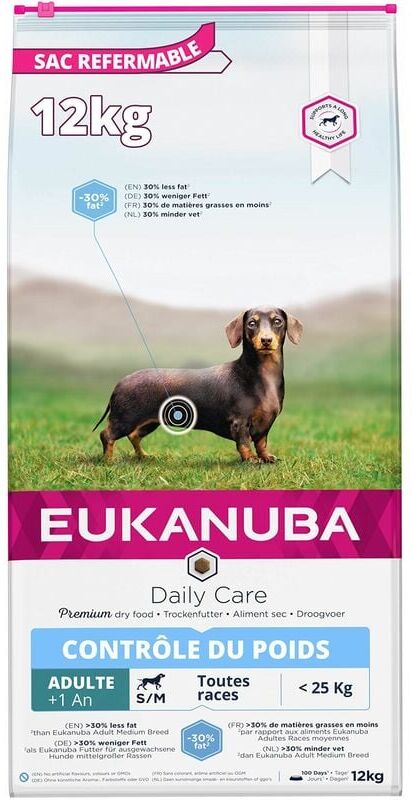 Eukanuba - Adult Weight Control Medium Breed 12kg - 29052