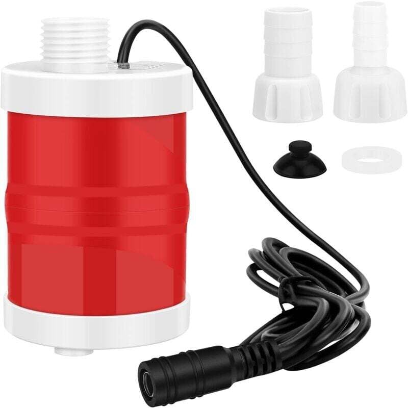 YMYNY Fliti 12V 20W Submersible Pump Aquarium Water Pump 700L/H High Flow Pumps Portable Bottom Suction Pump Aquarium Filter Circulation Pump