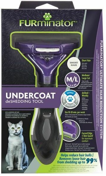 Furminator - Undercoat deShedding Tool for Medium/Large Long Hair Cat - 261458
