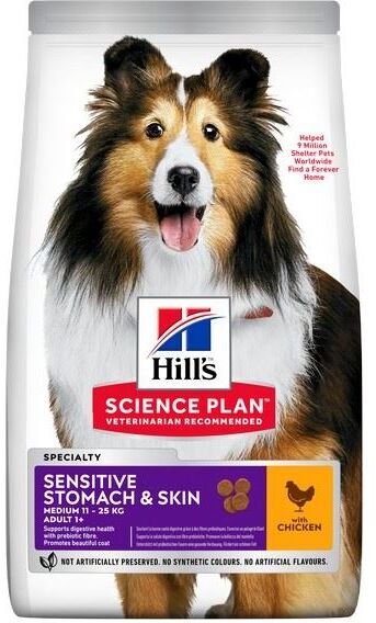 Hills - Science Plan Adult Dog Sensitive Med Dry Chicken 2.5kg - 262509