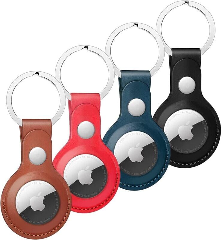 Longziming - Keychain Compatible with Airtag, Airtag Keychain, Portable and Washable Anti-Scratch Protective Case for Apple AirTags