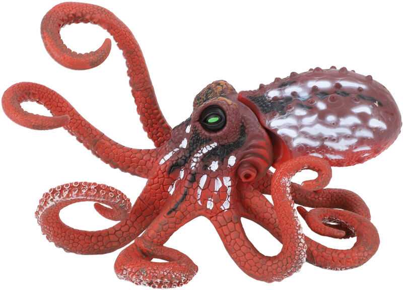 Groofoo - Octopus Model pvc Extra Large High Simulation Marine Life Octopus Figurine Toy Aquarium Decoration