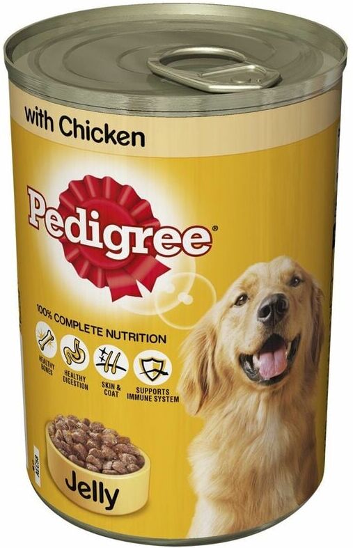 Pedigree - Adult Wet Dog Food Tin Chicken in Gravy 400g - 537915