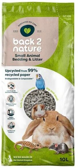 Fibrecycle - Back To Nature Small Animal Bedding and Litter 10L - 13056