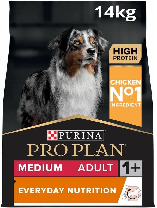 Purina - Pro Plan Dog Medium Adult Chicken & Rice 14kg - 10727