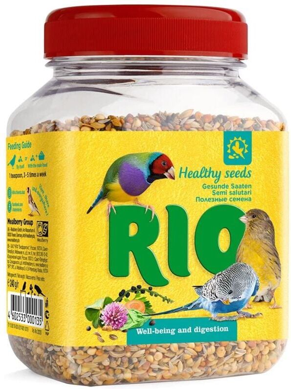 RIO - Healthy Seeds Natural Treat for All Birds 240g - pk 6 - 267667