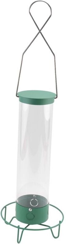 TLILY Squirrel-Proof Wild Bird Feeder Outdoor Patio Wrought Iron Hanging Hummingbird