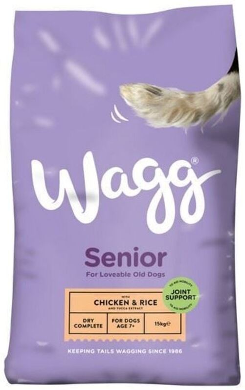 INSPIRED LIGHTING Wagg Complete Senior with Chicken and Rice - PK 1 - 18420