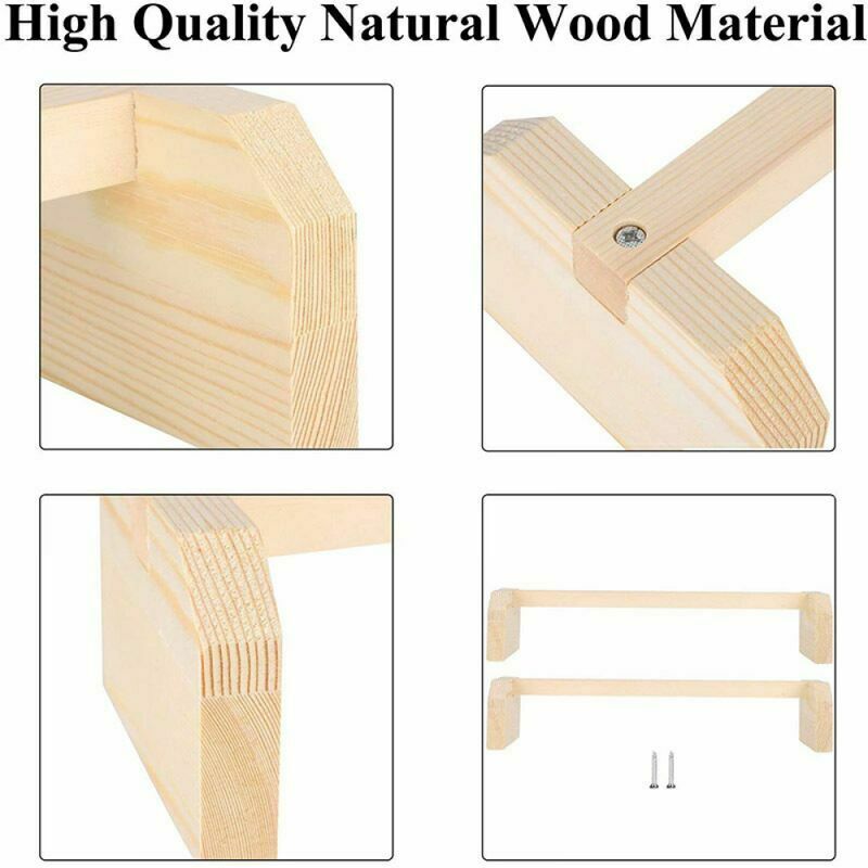 DEWDAT Wooden Chicken Perch Chicken Perch Large Chickens Training Bird Stand Perch Stand Natural Pet Supplies 2pcs