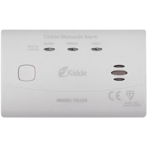 10LLCO - 10 Year Longlife Battery Operated Carbon Monoxide Alarm 10 year warranty - Kidde