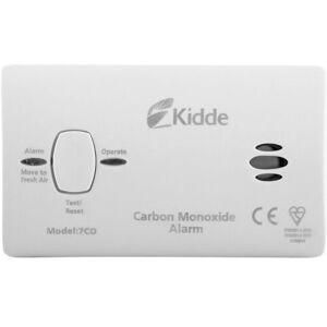 7CO - Kitemarked 10 Year Life Carbon Monoxide Alarm 10 Yr Warranty - Kidde