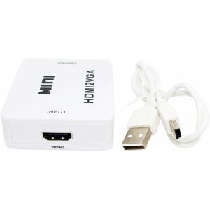 Tinor - 1080P Video Converter hdmi Female to vga Female 15 Pin Adapter - Video Signal Converter