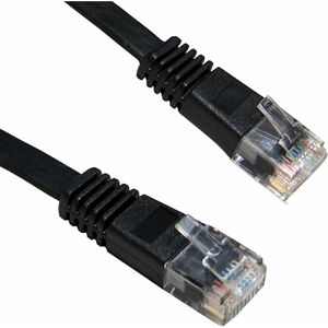 Loops - 10m Flat Slim CAT5e Patch Cable Lead lszh RJ45 Network Ethernet Data Low Smoke