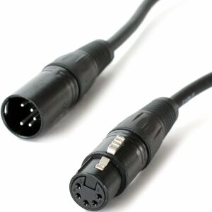 Loops - 30m 5 Pin xlr Male to Female dmx Lighting Cable dj Gig led Signal Light Lead