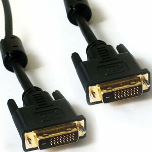 LOOPS 3M dvi d Male to Male Plug Cable Dual Link Monitor Video Lead Gold Ferrite