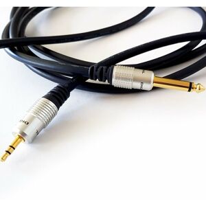 LOOPS 3M pro 3.5mm Stereo To 6.35mm Mono Jack Plug Cable 1/4' Adapter Guitar Amp Lead