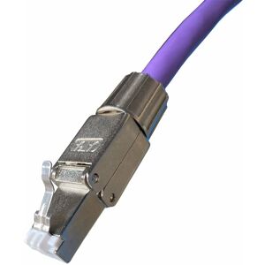 Loops - 50m (164 ft) Low Smoke CAT6a s/ftp Cable lszh Shielded Screened Pure Copper 23 awg Data