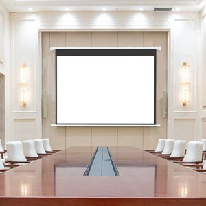 Livingandhome - 72 Inch hd Electric Motorised Projector Screen