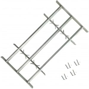 SWEIKO Adjustable Security Grille for Windows with 3 Crossbars 500-650 mm VDTD03954