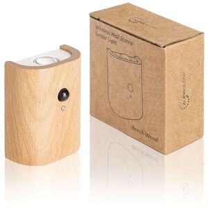 Rechargeable Wooden Up and Down Sensor Light - taiga - Beech - Auraglow