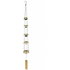 Orchidée - Bell Wind Chime Temple Wind Bell Wind for Garden Yard Balcony Retro Home Decoration