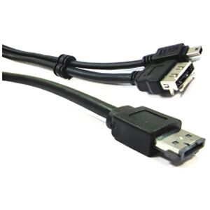 Cable or eSATA + usb eSATAp (M/MiniUSB5pin-BM + eSATA-H) 3m - Bematik