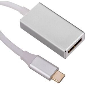 Cable usb 3.1 c male to DisplayPort female Video converter 4K Ultra hd 60Hz 10cm - Bematik