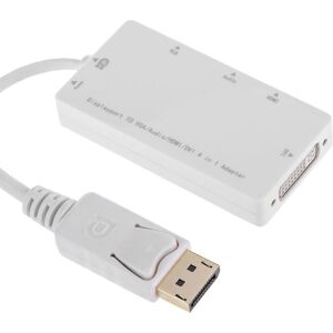 Bematik - DisplayPort to vga adapter dvi hdmi audio white