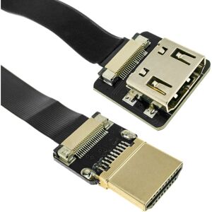 BeMatik - Flat HDMI video cable FPV 20 cm A-male to A-female