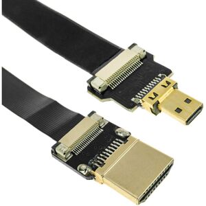 Bematik - Flat hdmi video cable fpv 20 cm A-male to micro D-male