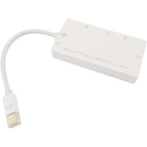 Bematik - MiniDisplayPort to vga adapter dvi hdmi audio white