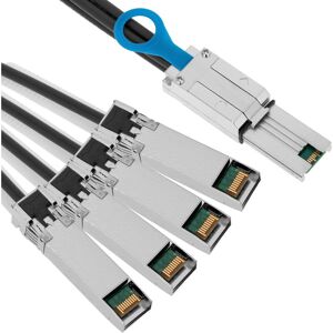 MiniSAS Cable SFF-8088 to 4 sfp + SFF-8431 10 Gigabit 1m - Bematik