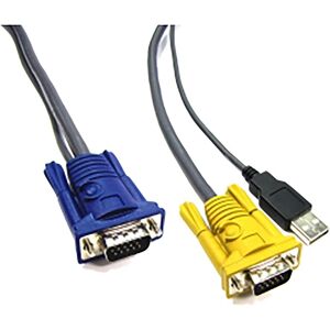 Special Cable 2 in 1 vga/usb 5m (HD15M/HD15M + am) - Bematik