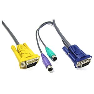 Bematik - Special Cable 3 in 1 VGA/PS2 5m (HD15M/HD15M+MD6M+MD6M)