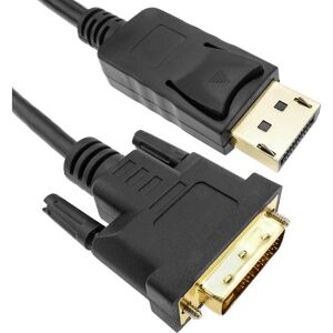 Video cable DisplayPort male to dvi-d male 3 m - Bematik