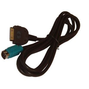 Vhbw - Audio Input Cable compatible with iPod, Alpine CDE-101E/EM/R/RM, CDE-102E/Ri, CDE-103/BT/EBT, CDE-104BTi, CDE-111R/RM - Adapter, Black