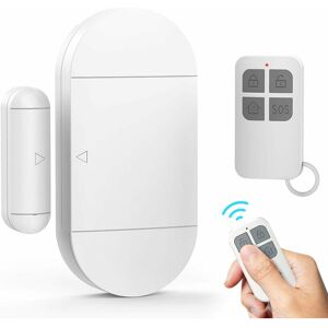 Tinor - Door and Window Alarm, 130dB Wireless Door and Window Detectors with Remote Control, Anti-Theft Anti-Intrusion Magnetic Sensor for Home and