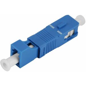 Tinor - Fiber Optic Adapter, sc Male to lc Female Hybrid Single Mode Fiber Optic Hybrid Converter for Network and Optical Communication