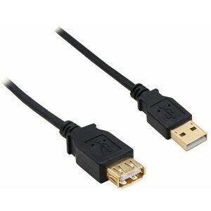 Inline - 34610S 1m usb a usb a Male Female Black usb cable