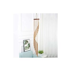 18 Bronze Tubes Outdoor Garden Life Wind Chimes Decoration Home Decor - 35 Inches - Langray